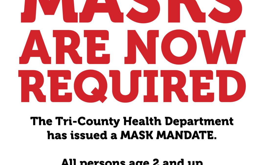 Tri-County Health Department Mask Mandate – November 2021