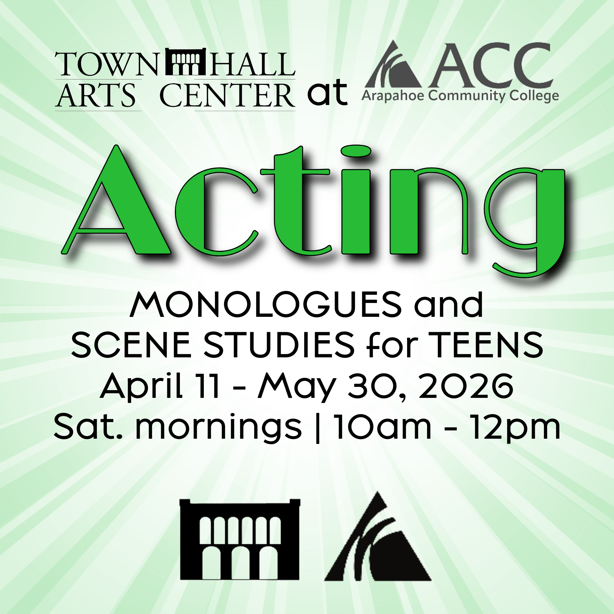 Teen Acting Class: Monologues & Scene Study